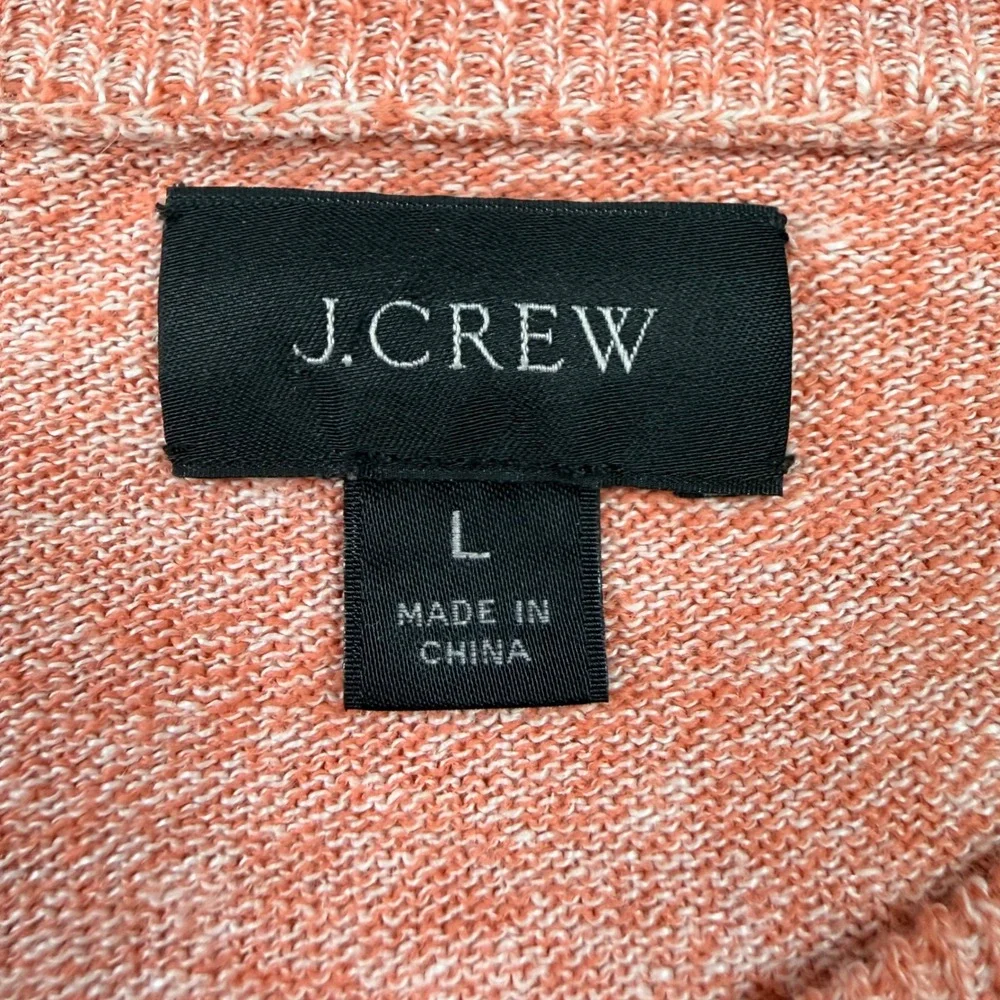 J. Crew Re-Imagined Sweater‎ Mens L Coral Pink NWOT AX848 Crewneck Knit